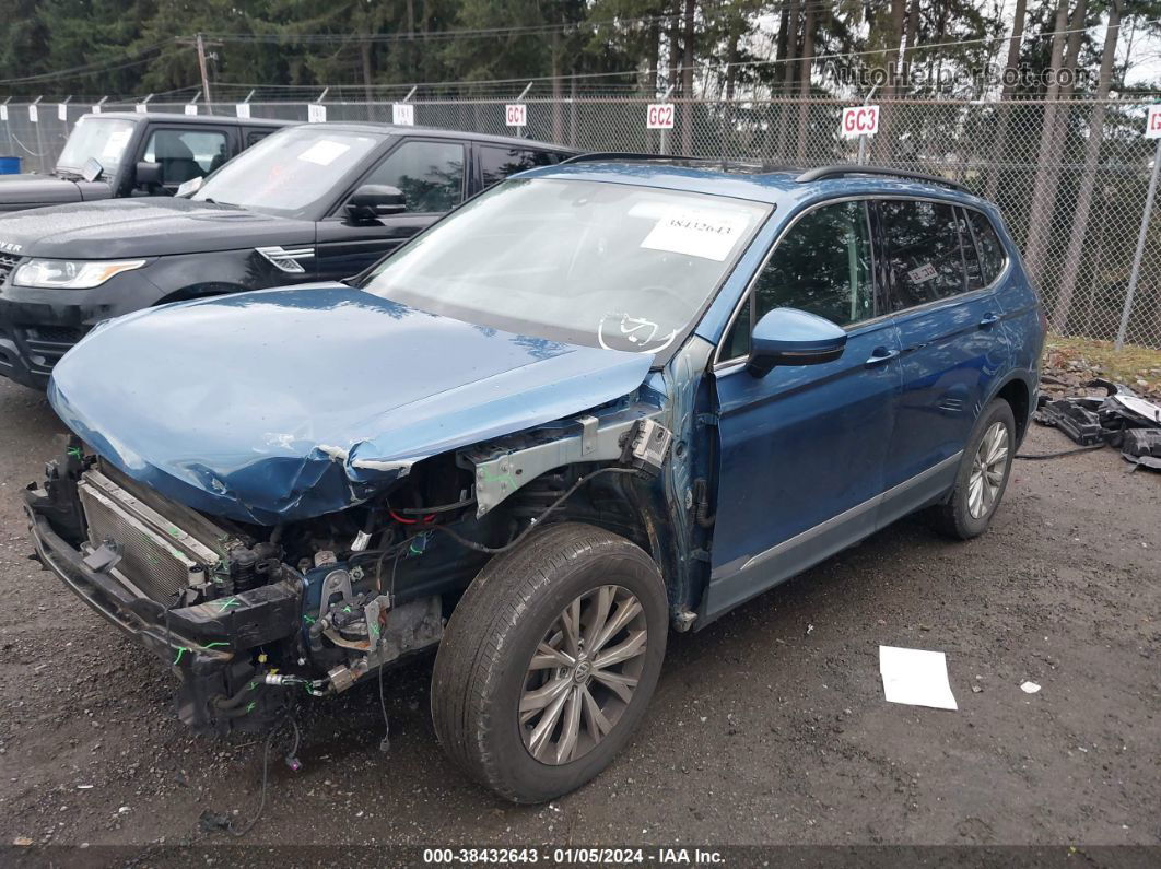 2018 Volkswagen Tiguan 2.0t Se/2.0t Sel Blue vin: 3VV2B7AX2JM046050