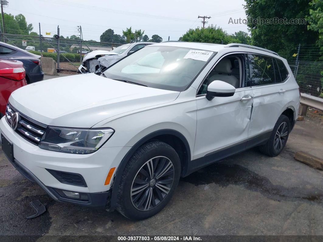 2018 Volkswagen Tiguan 2.0t Se/2.0t Sel White vin: 3VV2B7AX2JM074320