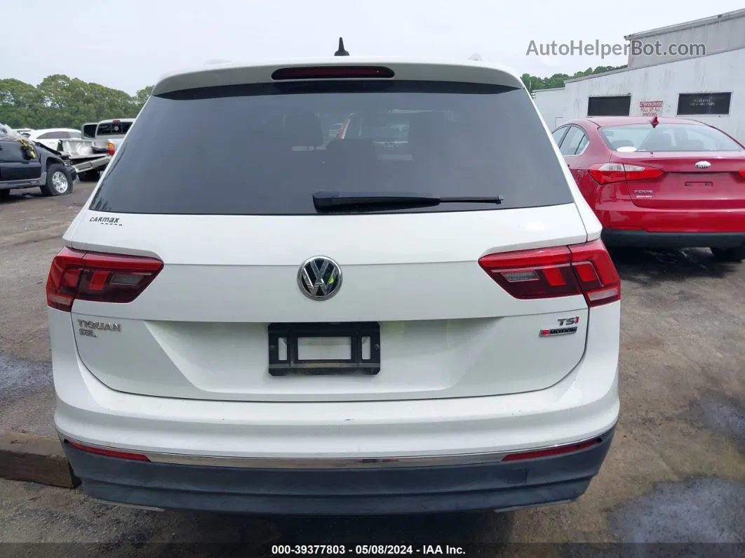 2018 Volkswagen Tiguan 2.0t Se/2.0t Sel Белый vin: 3VV2B7AX2JM074320