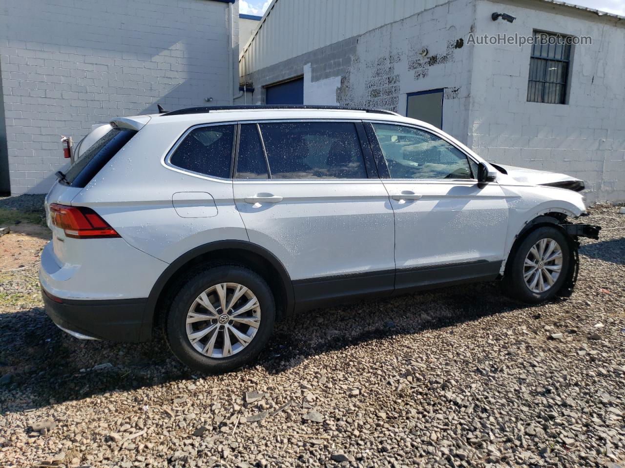 2019 Volkswagen Tiguan Se White vin: 3VV2B7AX2KM020081