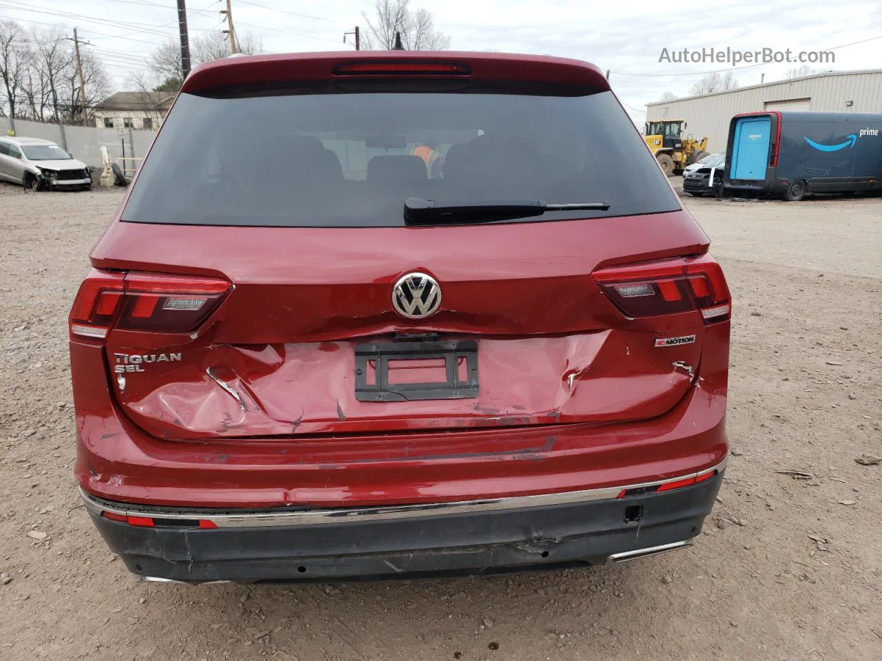 2019 Volkswagen Tiguan Se Темно-бордовый vin: 3VV2B7AX2KM060399