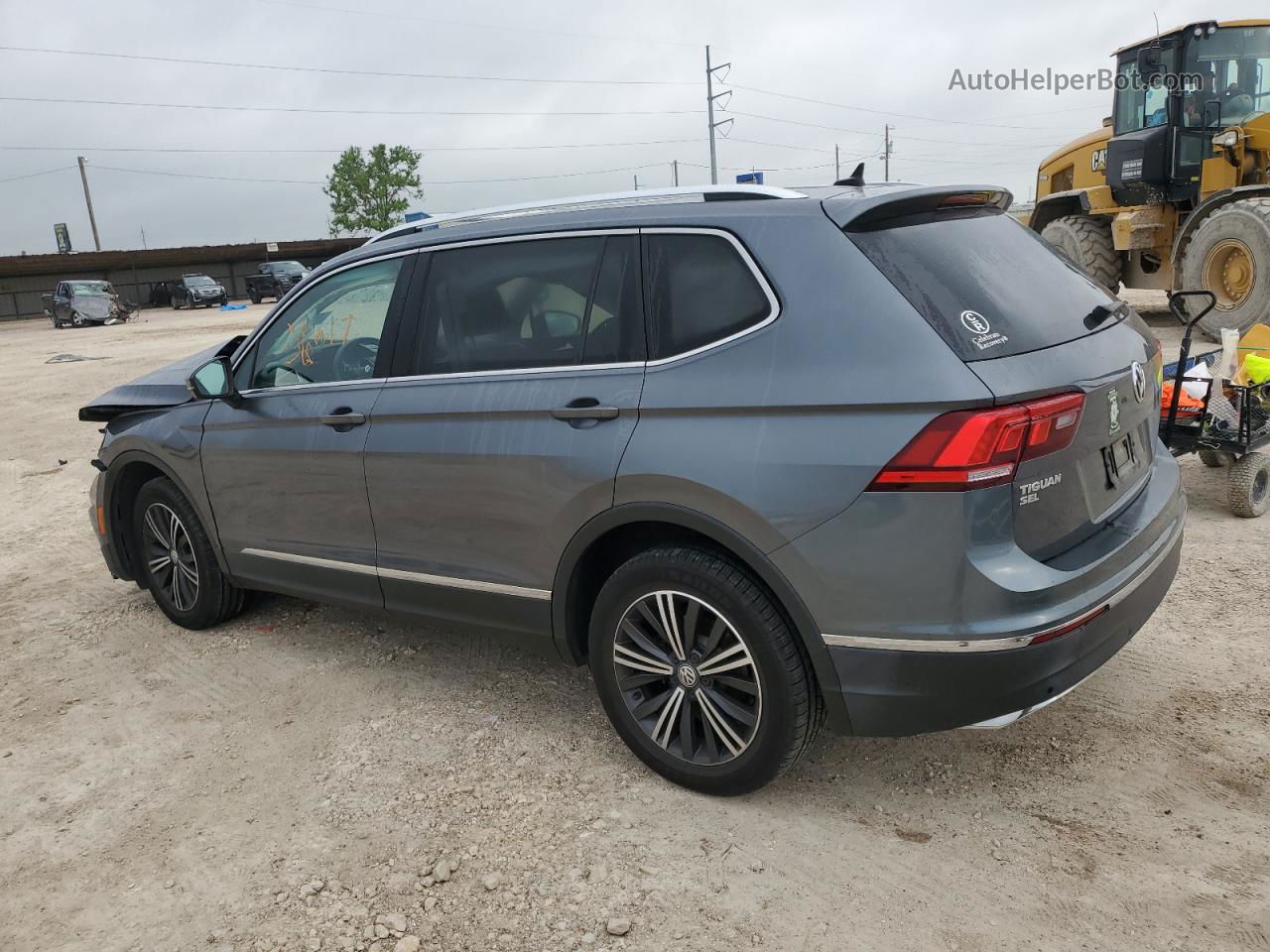 2019 Volkswagen Tiguan Se Gray vin: 3VV2B7AX2KM074562