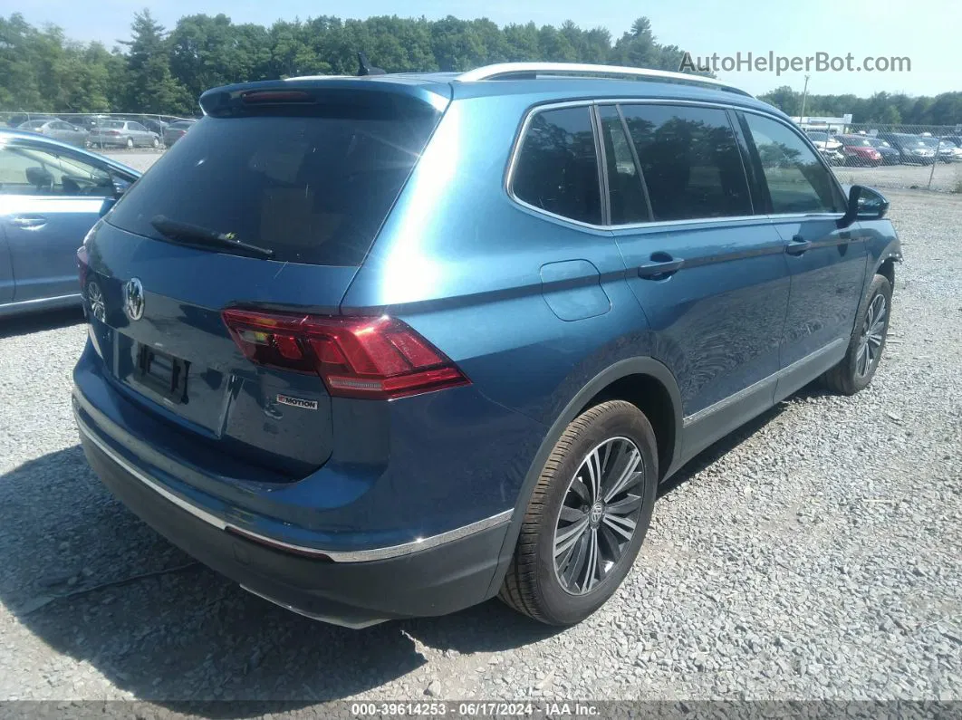 2019 Volkswagen Tiguan 2.0t Se/2.0t Sel/2.0t Sel R-line/2.0t Sel R-line Black Blue vin: 3VV2B7AX2KM156923