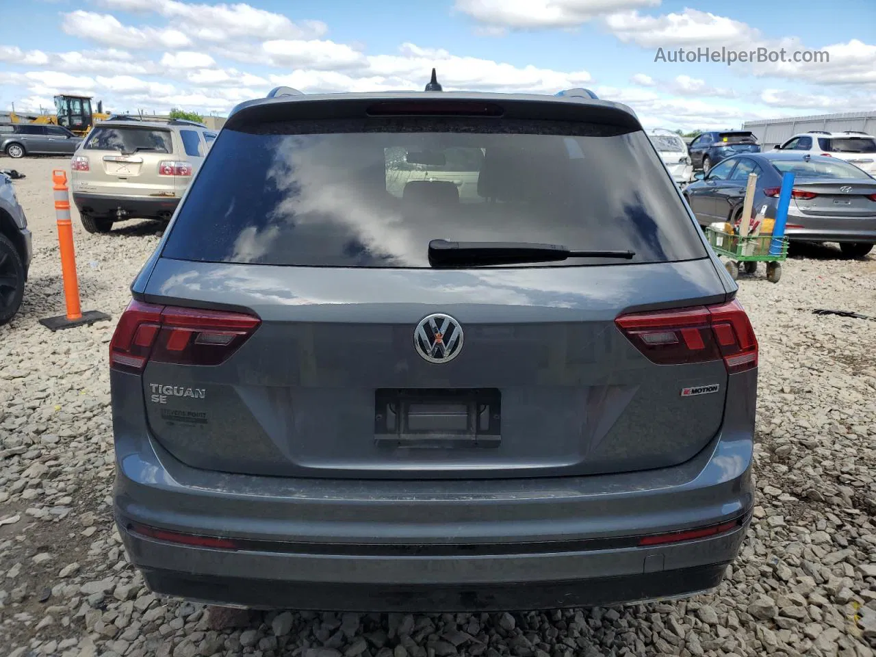 2021 Volkswagen Tiguan Se Gray vin: 3VV2B7AX2MM094877