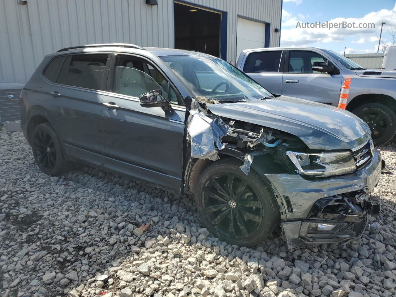 2021 Volkswagen Tiguan Se Gray vin: 3VV2B7AX2MM094877