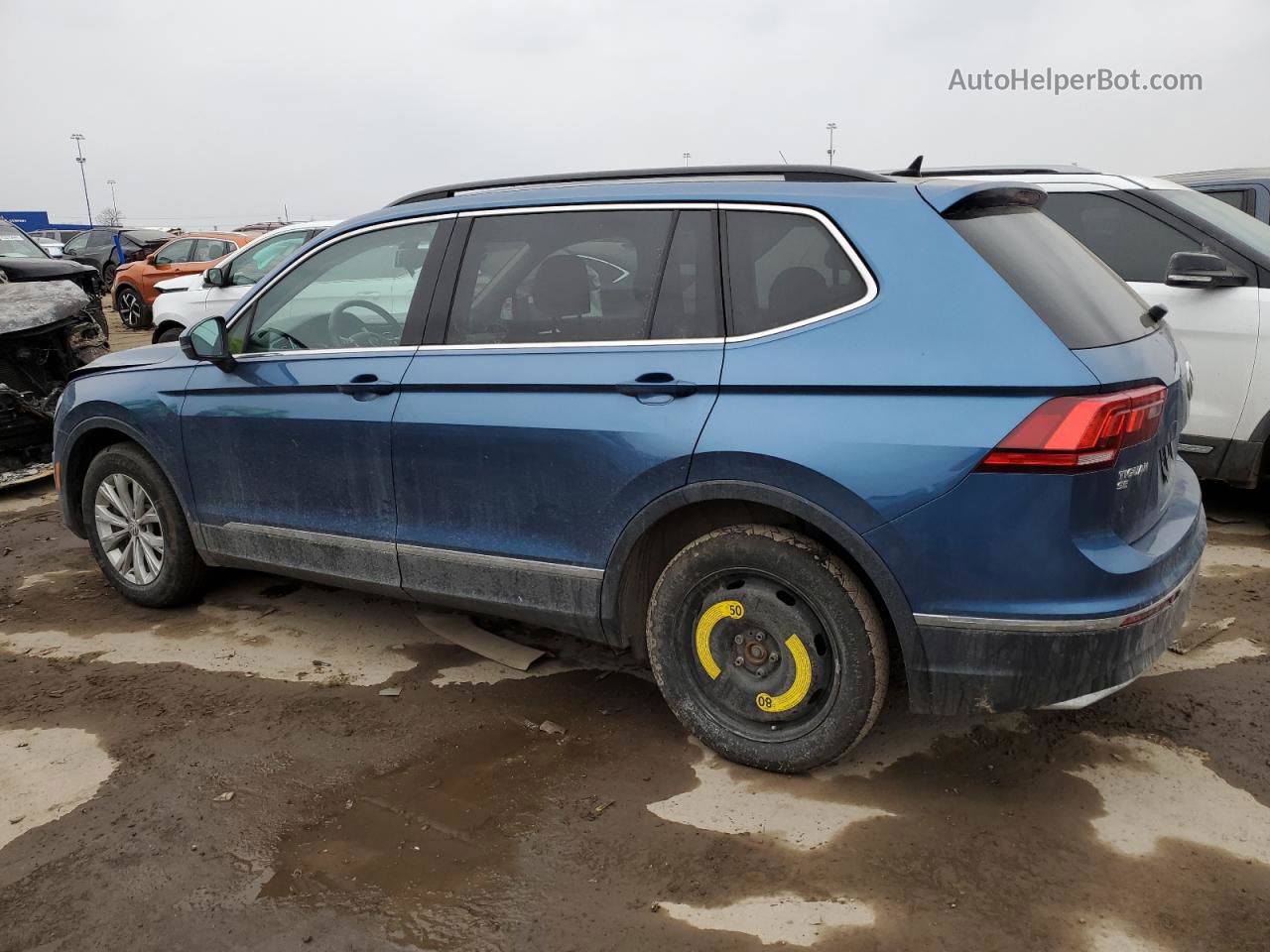 2018 Volkswagen Tiguan Se Black vin: 3VV2B7AX3JM031735