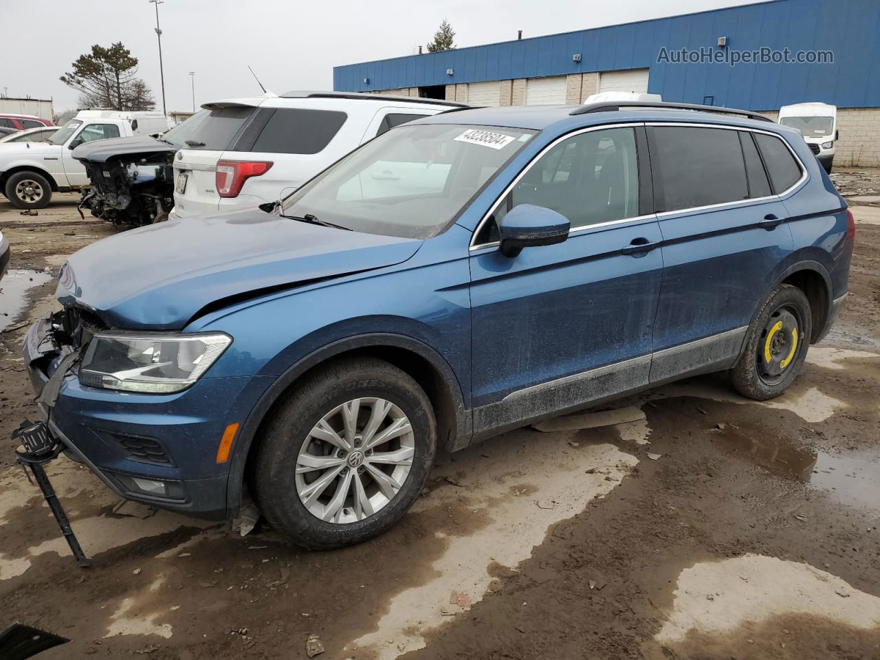 2018 Volkswagen Tiguan Se Black vin: 3VV2B7AX3JM031735