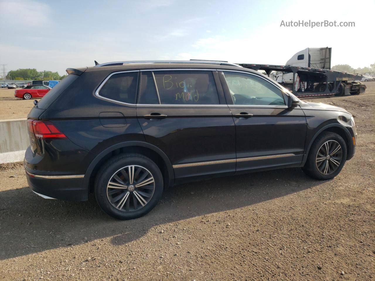 2018 Volkswagen Tiguan Se Black vin: 3VV2B7AX3JM066310