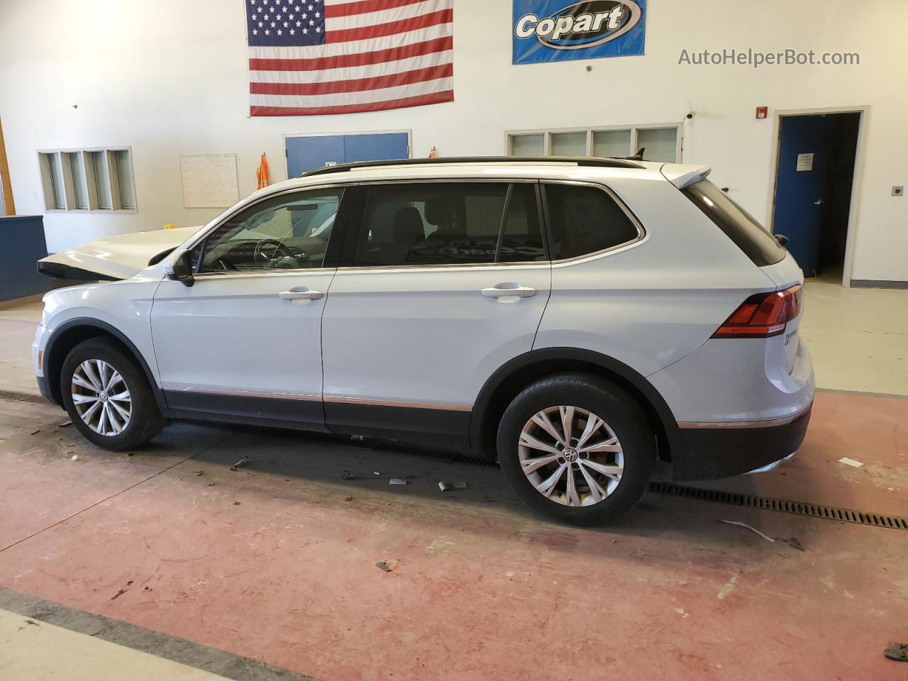 2018 Volkswagen Tiguan Se White vin: 3VV2B7AX3JM094933