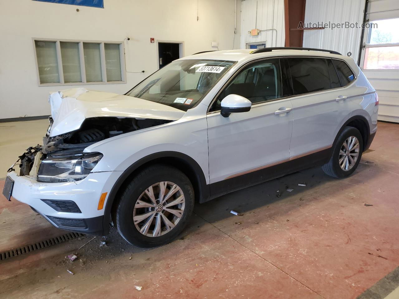 2018 Volkswagen Tiguan Se White vin: 3VV2B7AX3JM094933