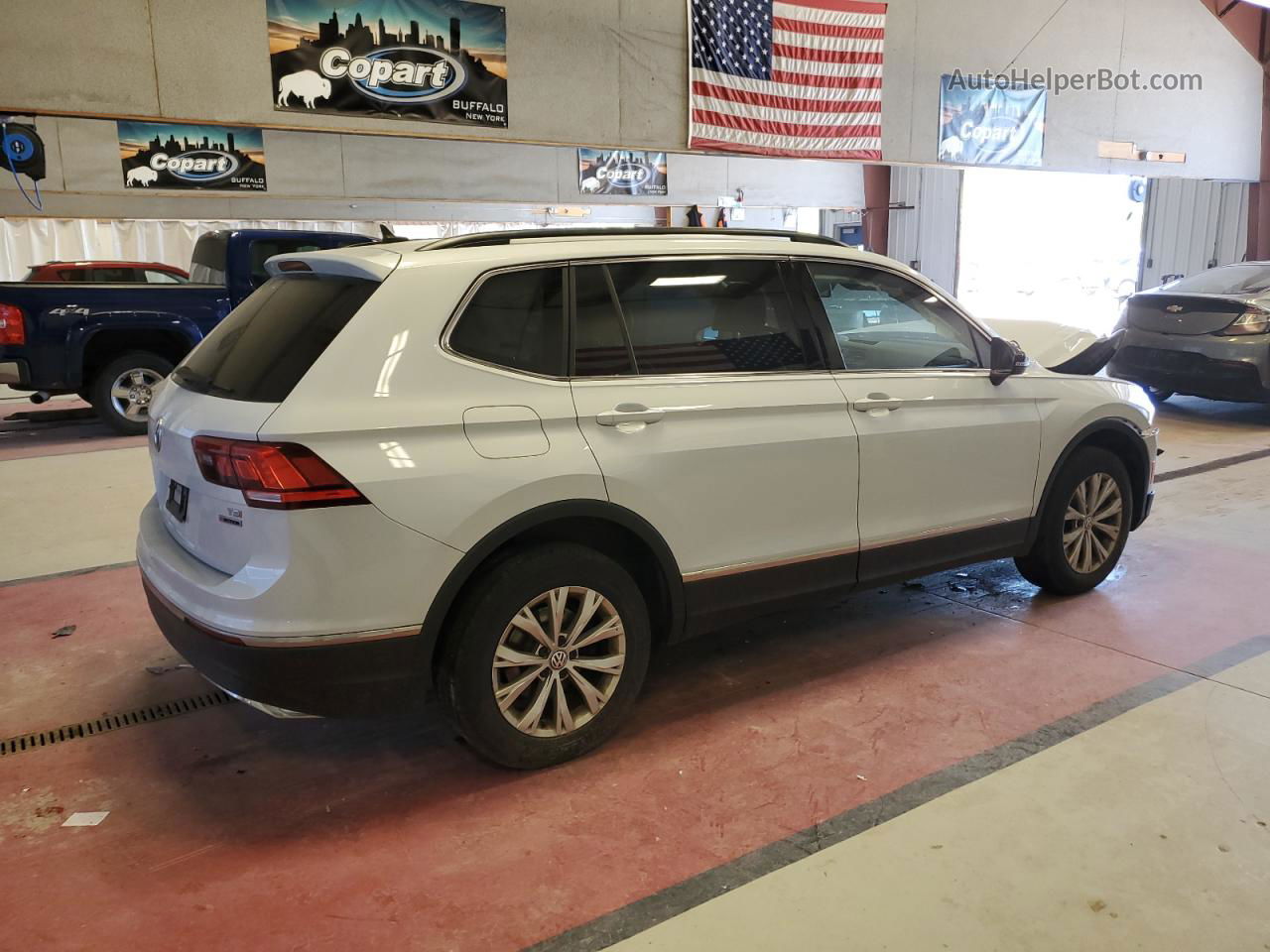 2018 Volkswagen Tiguan Se White vin: 3VV2B7AX3JM094933