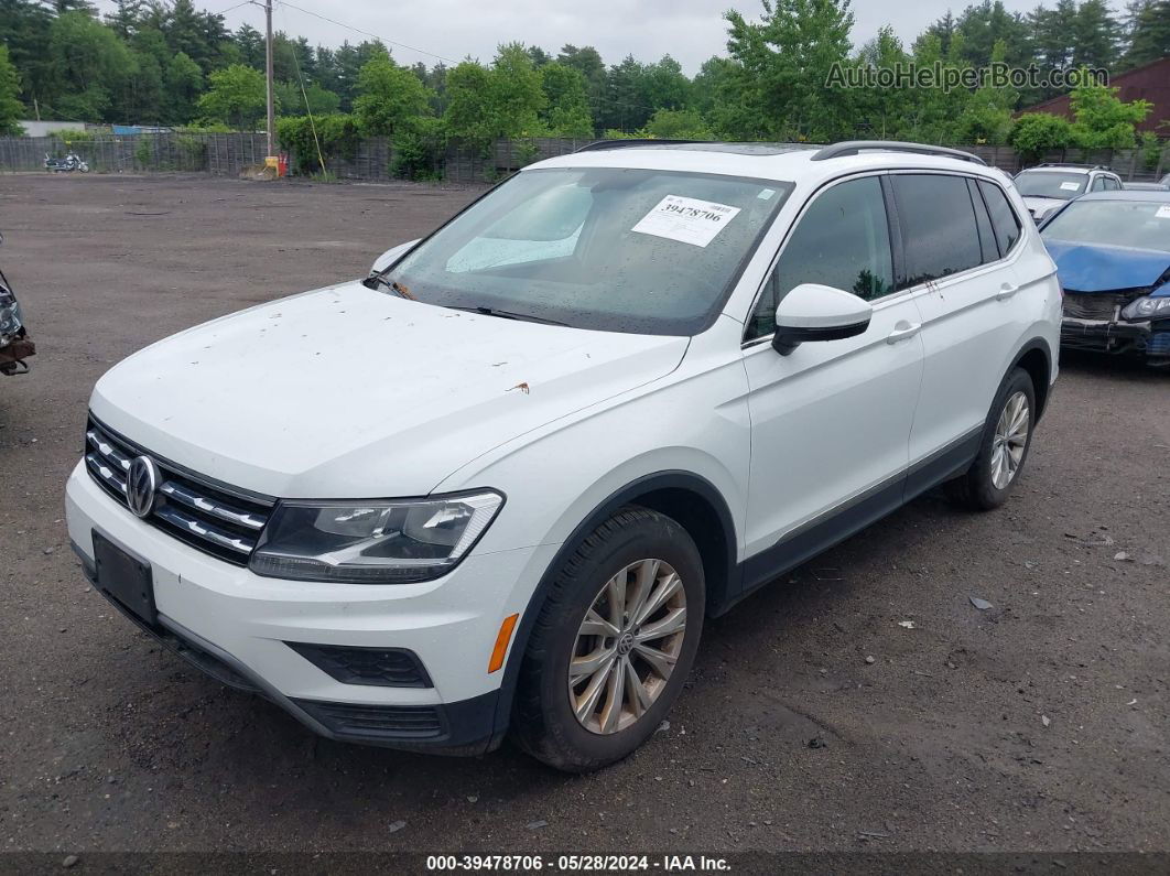 2018 Volkswagen Tiguan 2.0t Se/2.0t Sel White vin: 3VV2B7AX3JM122603