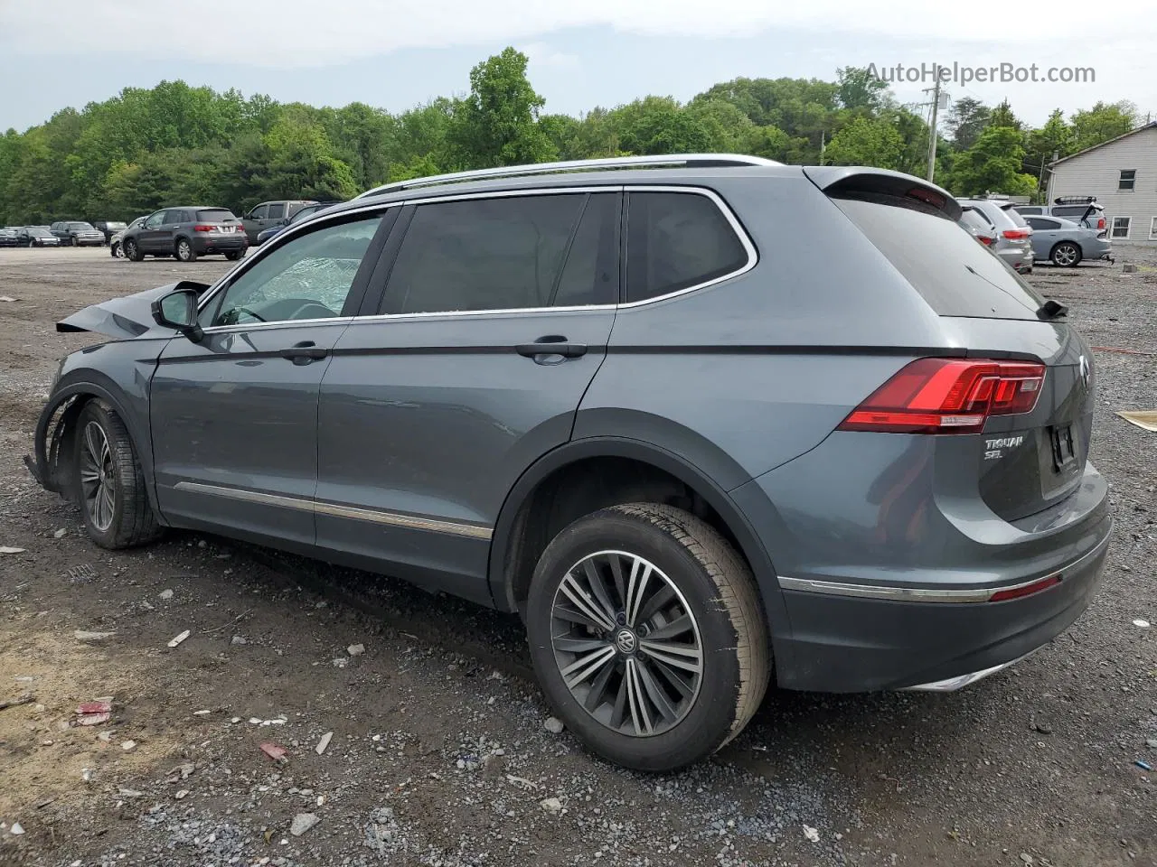 2018 Volkswagen Tiguan Se Серый vin: 3VV2B7AX3JM145184