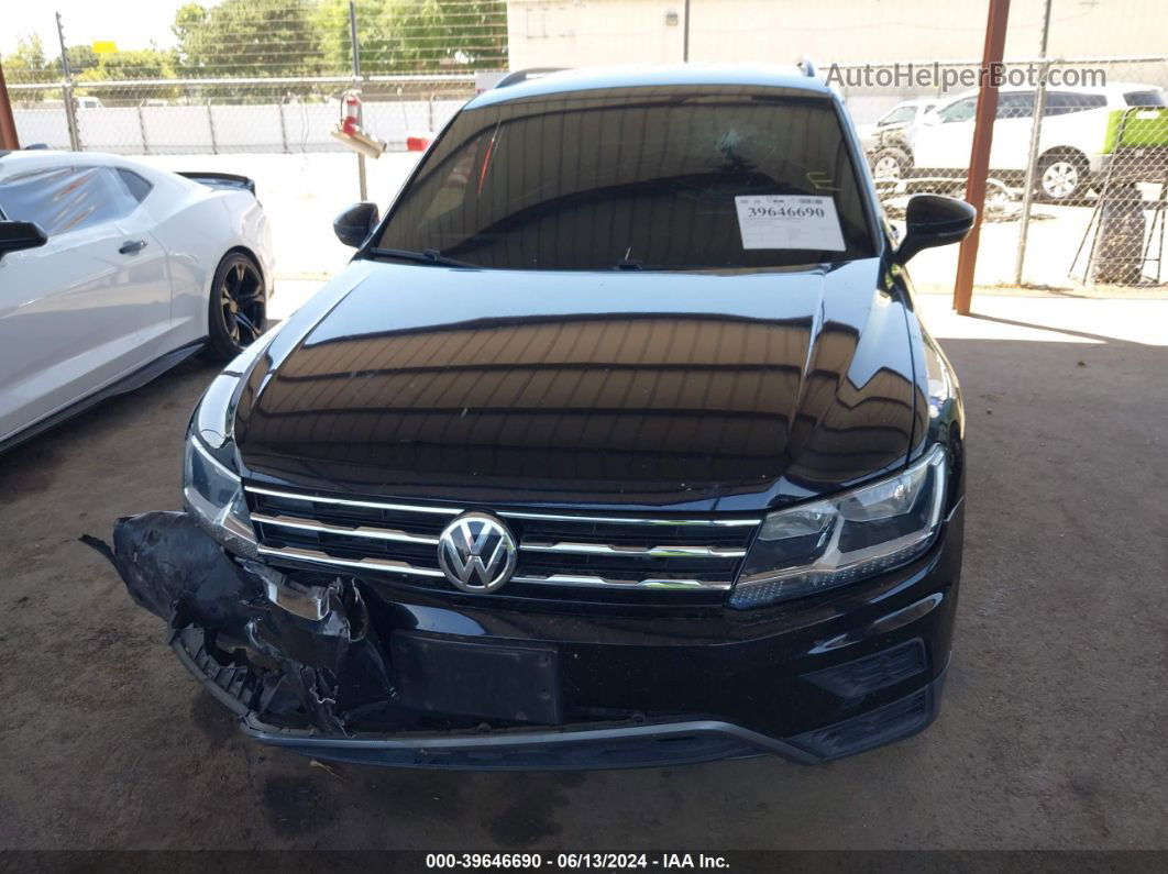 2018 Volkswagen Tiguan 2.0t Se/2.0t Sel Черный vin: 3VV2B7AX3JM164799