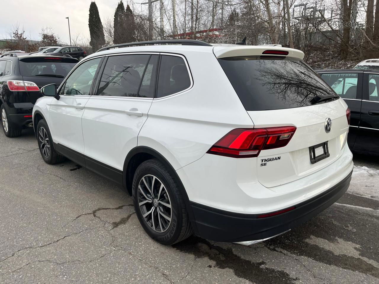 2019 Volkswagen Tiguan Se Белый vin: 3VV2B7AX3KM009414