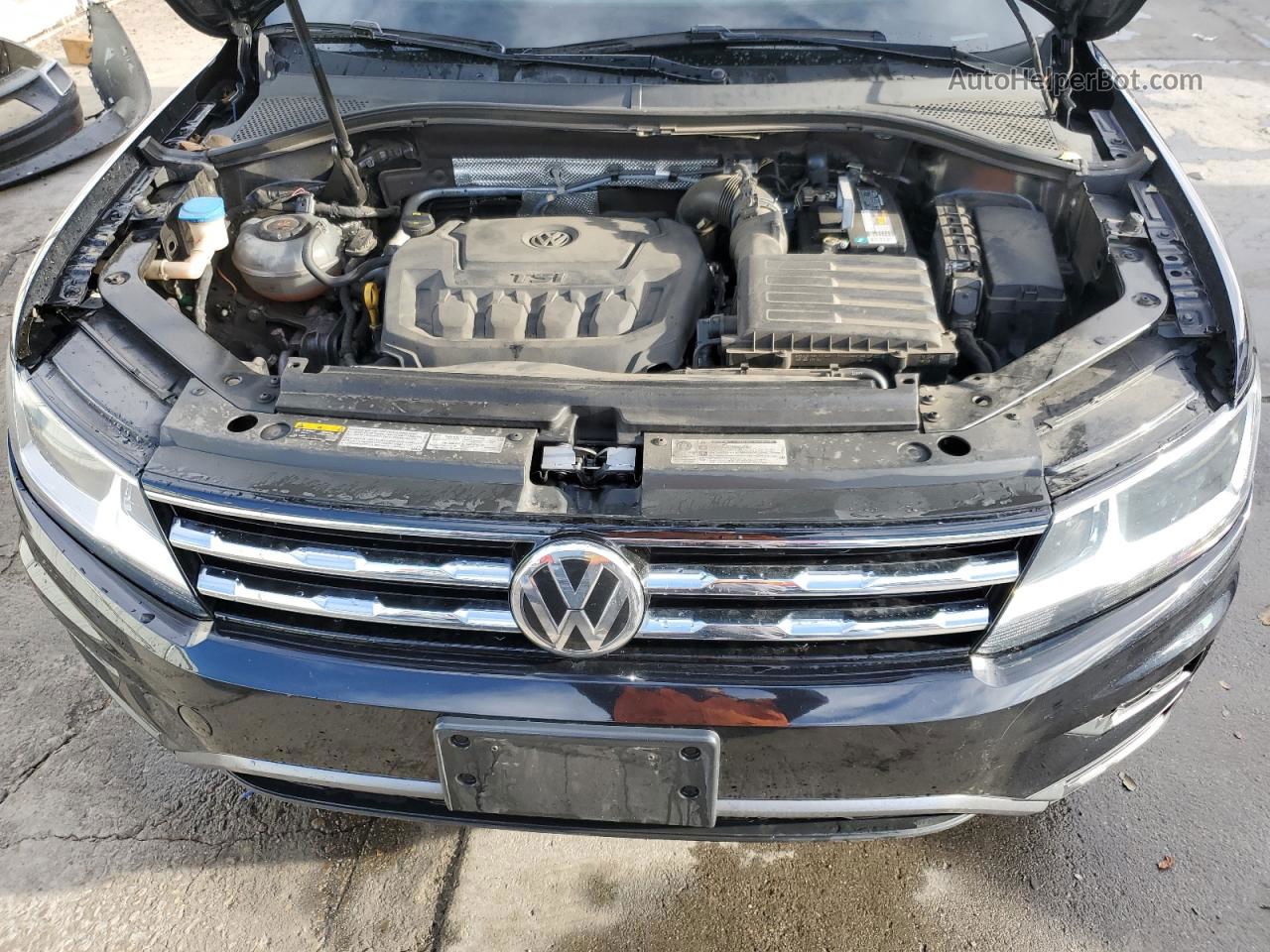 2019 Volkswagen Tiguan Se Черный vin: 3VV2B7AX3KM067023