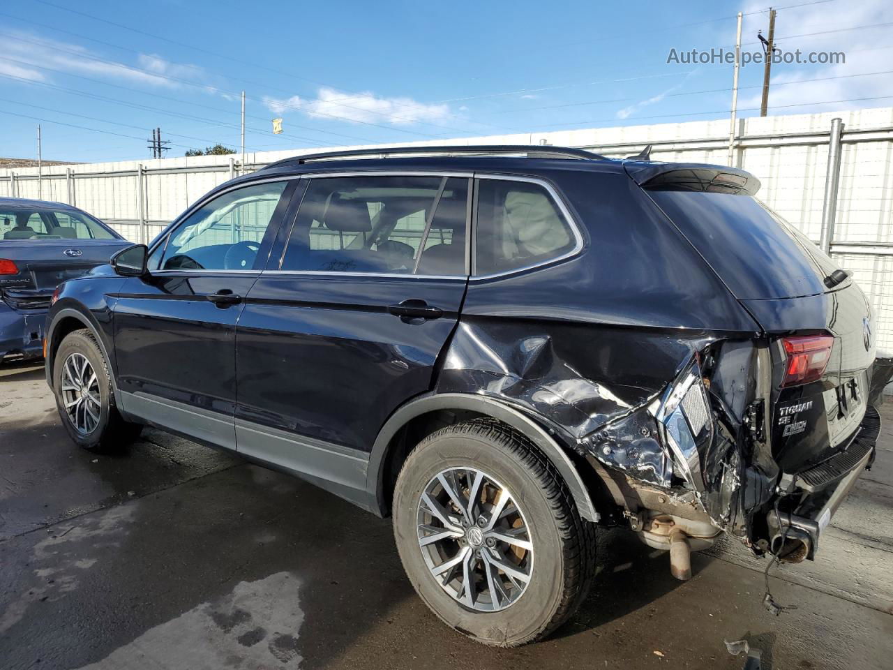 2019 Volkswagen Tiguan Se Black vin: 3VV2B7AX3KM067023