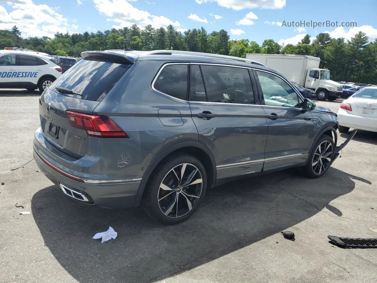 2019 Volkswagen Tiguan Se Gray vin: 3VV2B7AX3KM081746