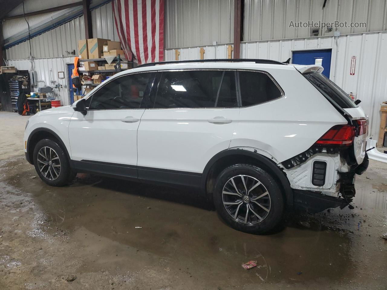 2019 Volkswagen Tiguan Se White vin: 3VV2B7AX3KM187923