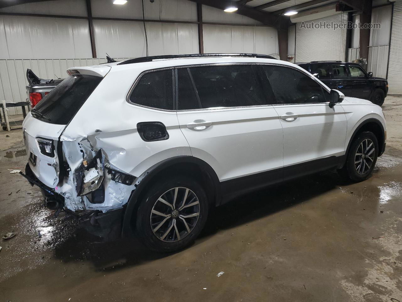 2019 Volkswagen Tiguan Se White vin: 3VV2B7AX3KM187923