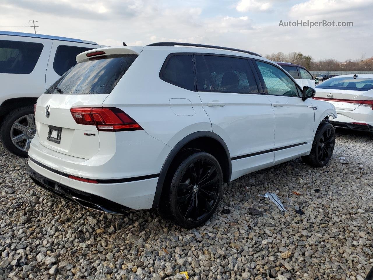 2021 Volkswagen Tiguan Se White vin: 3VV2B7AX3MM021484