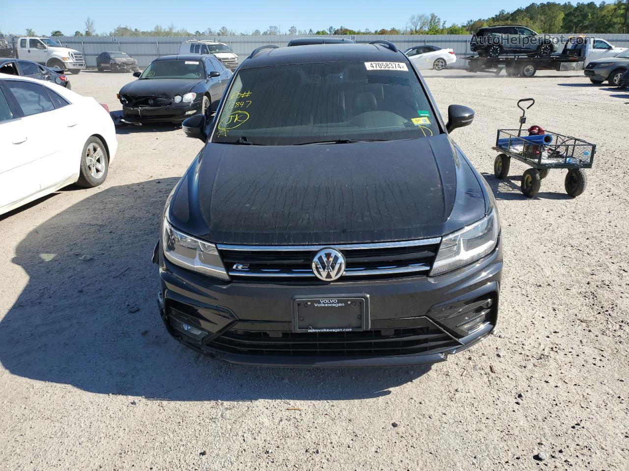 2021 Volkswagen Tiguan Se Black vin: 3VV2B7AX3MM022215