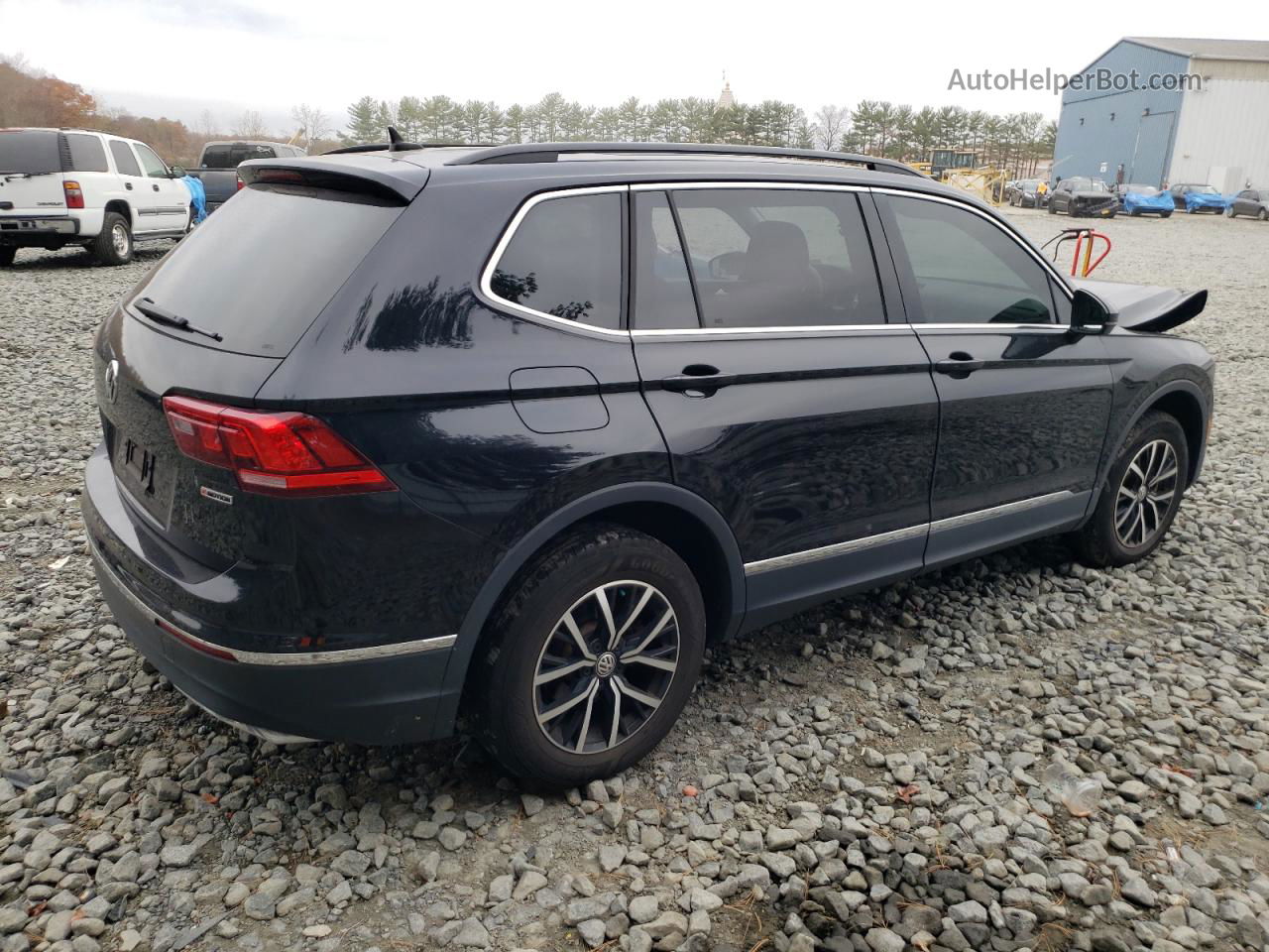 2021 Volkswagen Tiguan Se Black vin: 3VV2B7AX3MM029553