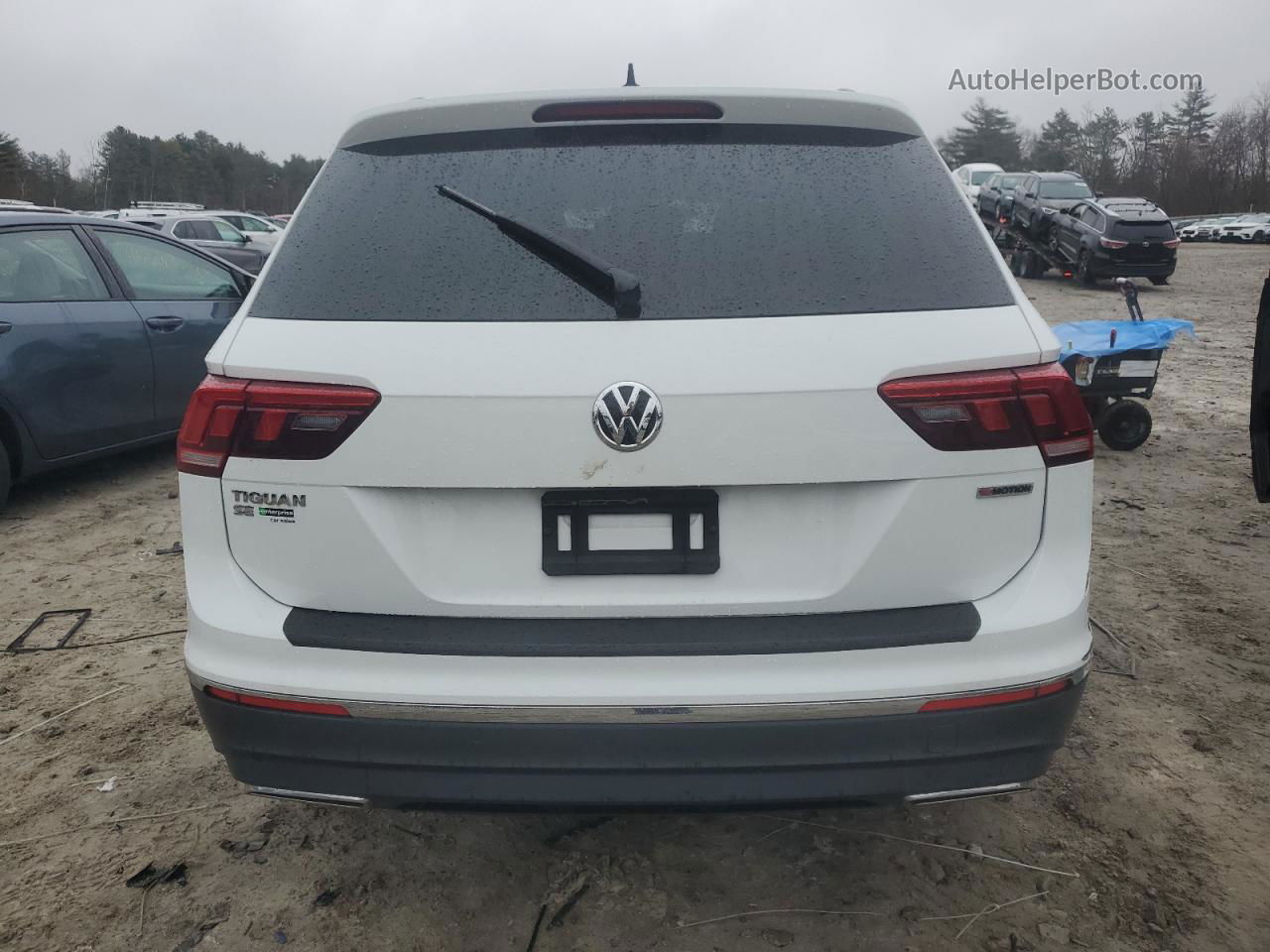 2021 Volkswagen Tiguan Se White vin: 3VV2B7AX3MM038589