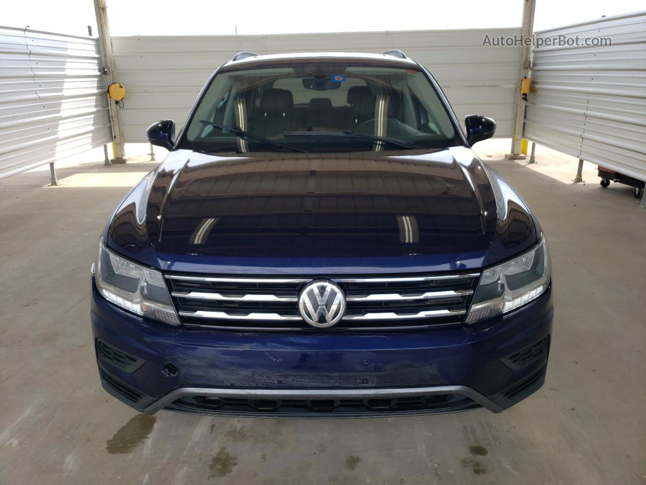 2021 Volkswagen Tiguan Se Blue vin: 3VV2B7AX3MM041783