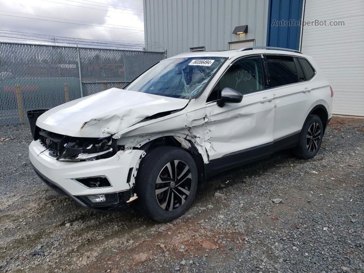 2021 Volkswagen Tiguan Se White vin: 3VV2B7AX3MM054503