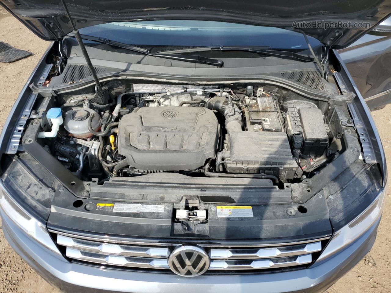 2021 Volkswagen Tiguan Se Gray vin: 3VV2B7AX3MM062987