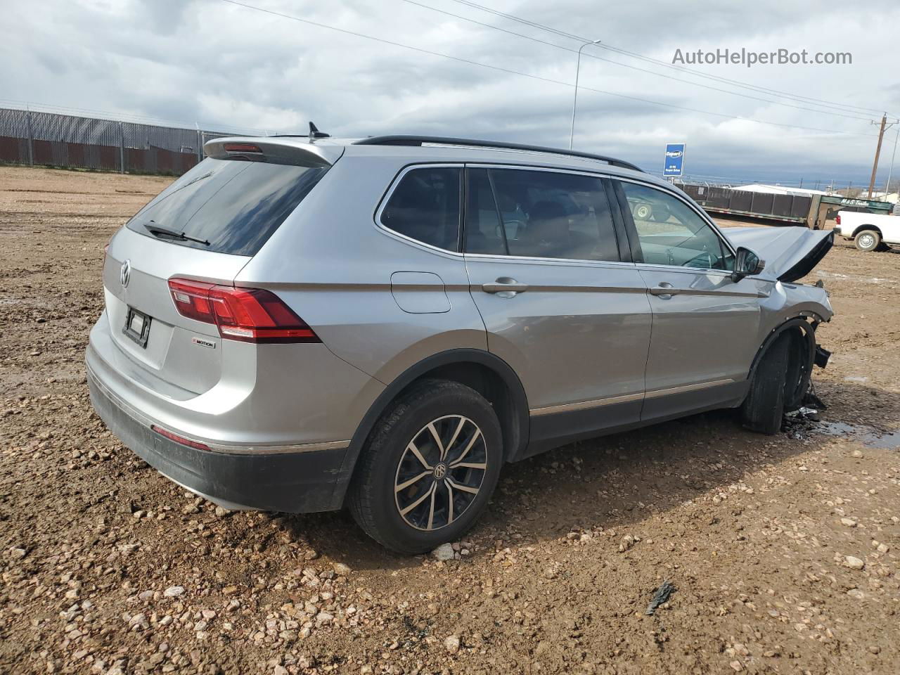 2021 Volkswagen Tiguan Se Silver vin: 3VV2B7AX3MM068269