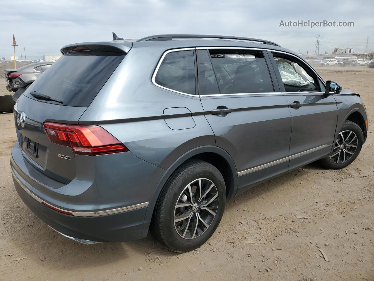 2021 Volkswagen Tiguan Se Gray vin: 3VV2B7AX3MM105143