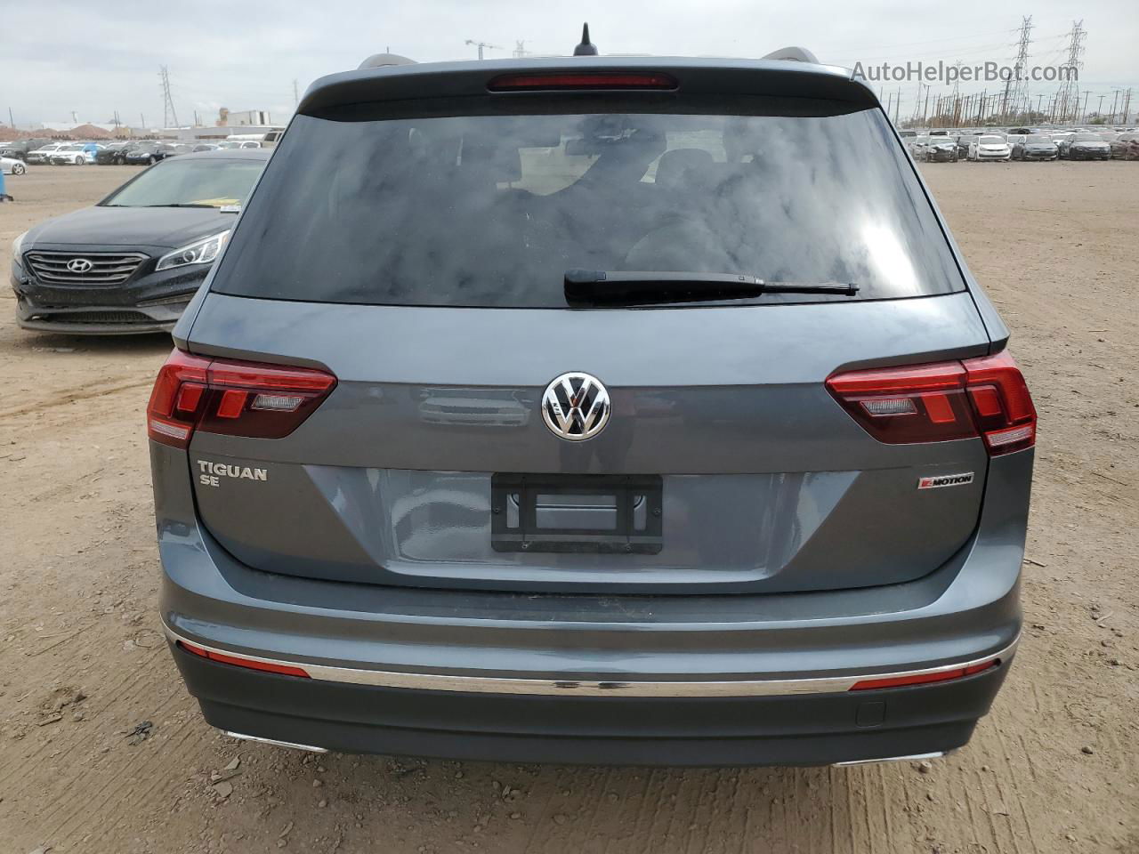 2021 Volkswagen Tiguan Se Gray vin: 3VV2B7AX3MM105143