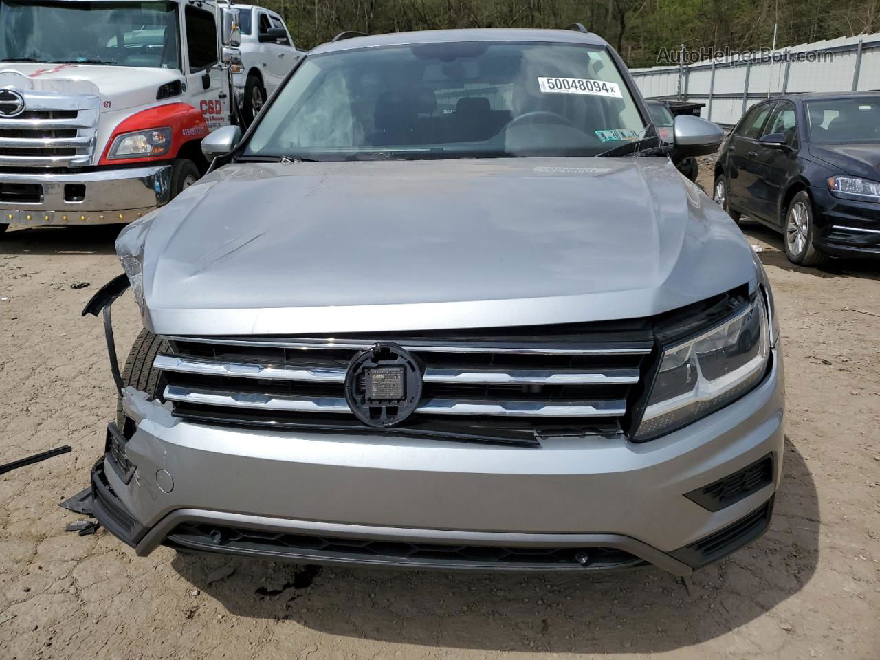 2021 Volkswagen Tiguan Se Серебряный vin: 3VV2B7AX3MM110987