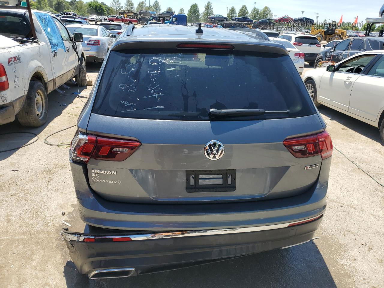 2021 Volkswagen Tiguan Se Gray vin: 3VV2B7AX3MM146730