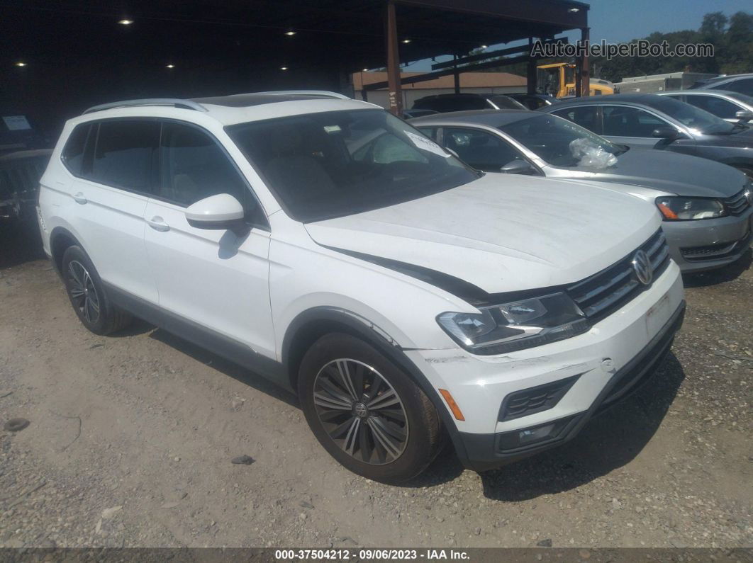 2018 Volkswagen Tiguan 2.0t Sel/2.0t Se White vin: 3VV2B7AX4JM004219