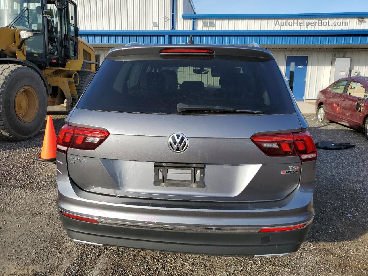 2018 Volkswagen Tiguan Se Серый vin: 3VV2B7AX4JM088400