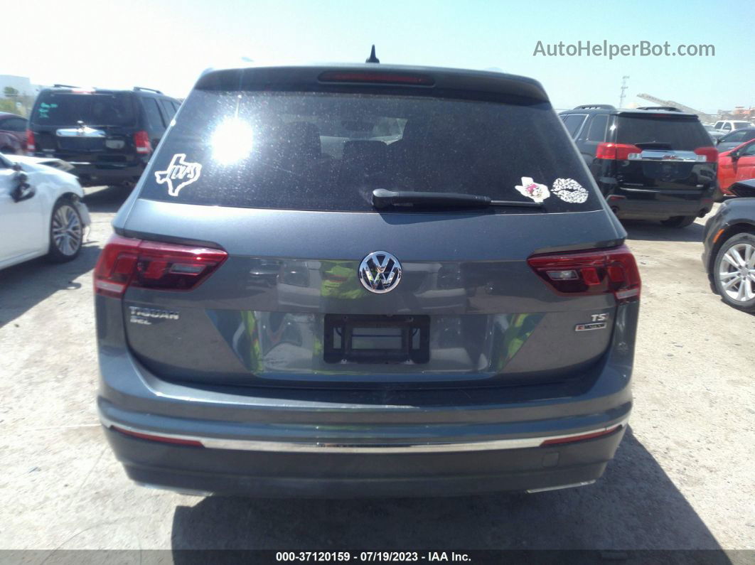 2018 Volkswagen Tiguan Sel Gray vin: 3VV2B7AX4JM162429