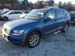 2018 Volkswagen Tiguan Se Blue vin: 3VV2B7AX4JM174659