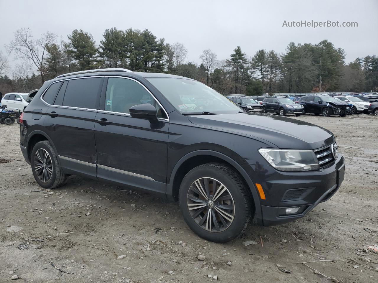 2018 Volkswagen Tiguan Se Black vin: 3VV2B7AX4JM184446