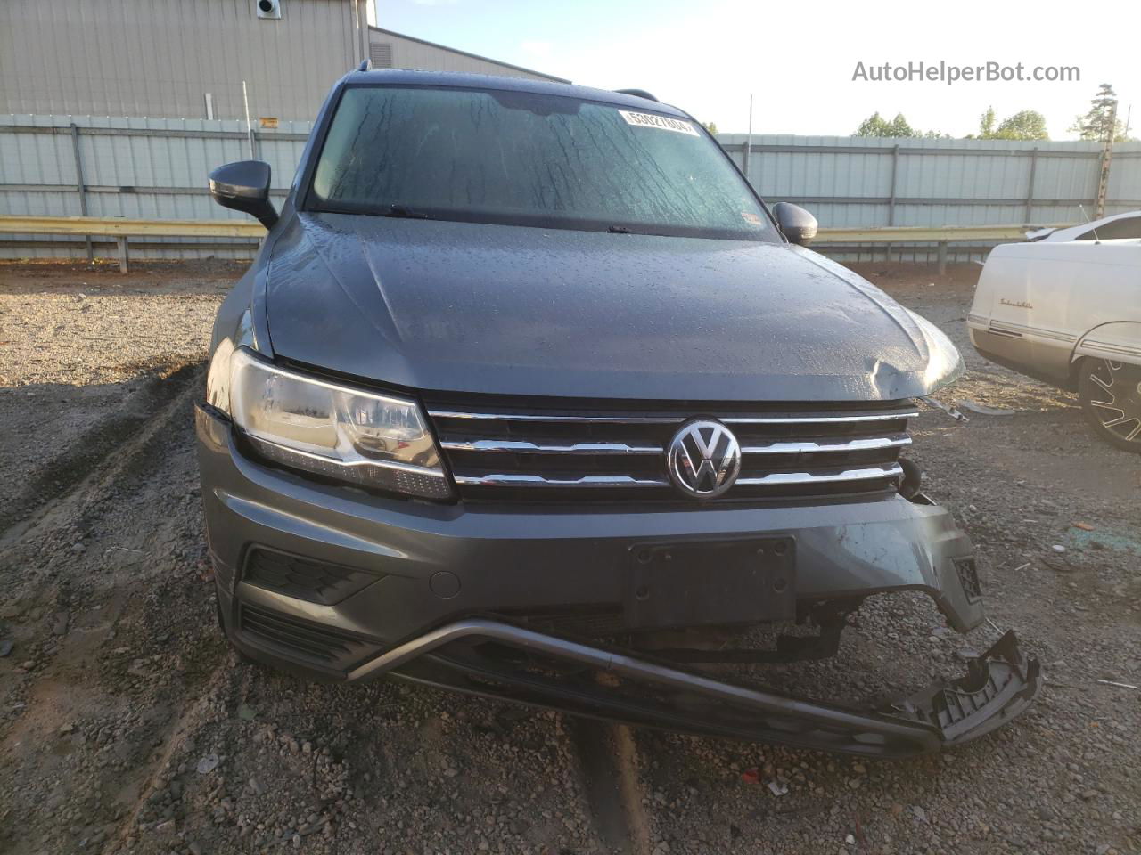 2018 Volkswagen Tiguan Se Gray vin: 3VV2B7AX4JM185029