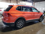 2018 Volkswagen Tiguan Se Orange vin: 3VV2B7AX4JM218417