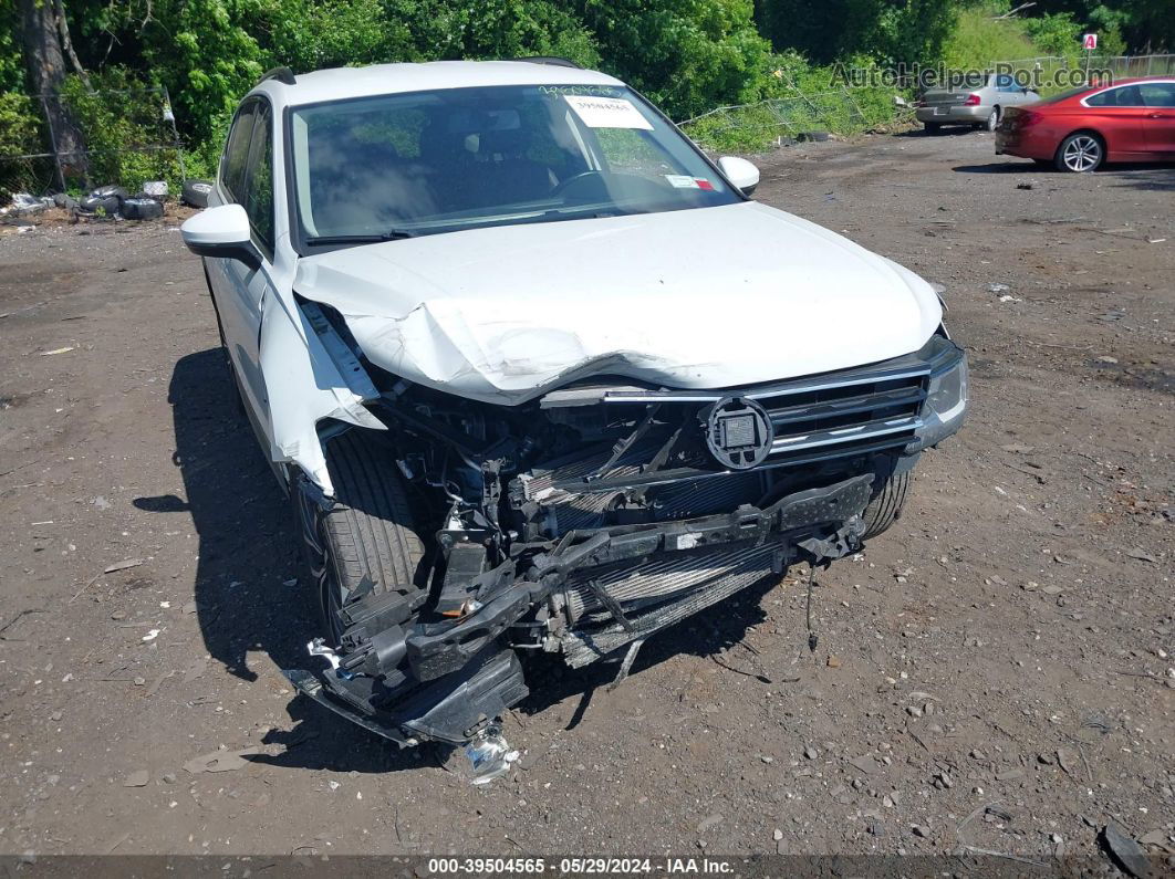 2018 Volkswagen Tiguan 2.0t Se/2.0t Sel White vin: 3VV2B7AX4JM220331