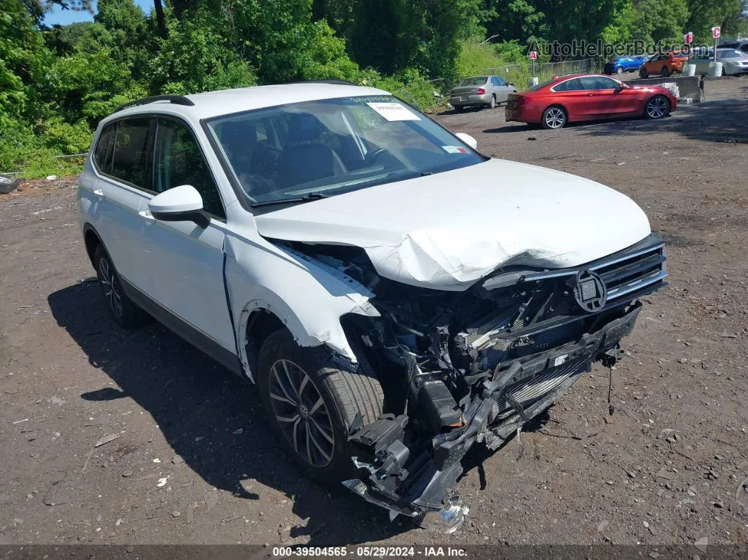 2018 Volkswagen Tiguan 2.0t Se/2.0t Sel White vin: 3VV2B7AX4JM220331