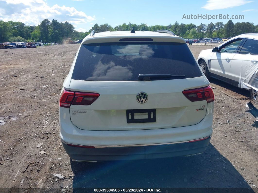 2018 Volkswagen Tiguan 2.0t Se/2.0t Sel White vin: 3VV2B7AX4JM220331