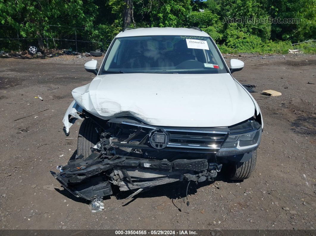 2018 Volkswagen Tiguan 2.0t Se/2.0t Sel White vin: 3VV2B7AX4JM220331