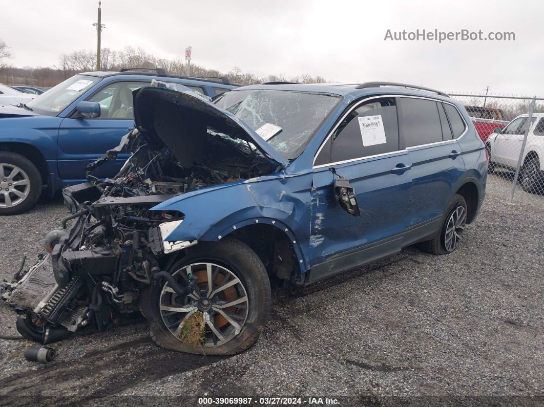 2019 Volkswagen Tiguan 2.0t Se/2.0t Sel/2.0t Sel R-line/2.0t Sel R-line Black Blue vin: 3VV2B7AX4KM011107