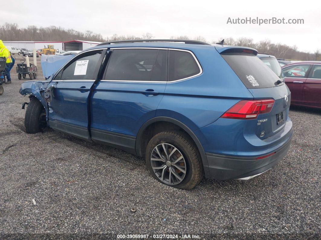 2019 Volkswagen Tiguan 2.0t Se/2.0t Sel/2.0t Sel R-line/2.0t Sel R-line Black Blue vin: 3VV2B7AX4KM011107