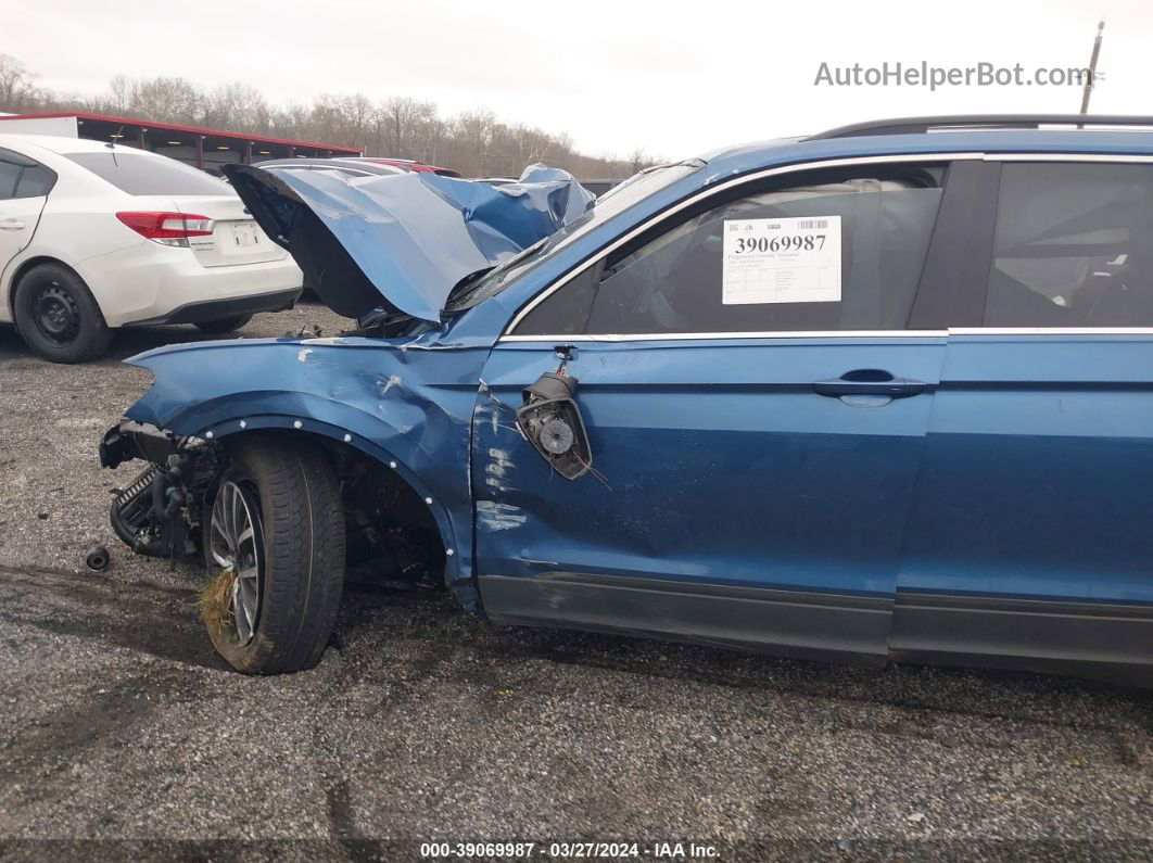 2019 Volkswagen Tiguan 2.0t Se/2.0t Sel/2.0t Sel R-line/2.0t Sel R-line Black Blue vin: 3VV2B7AX4KM011107